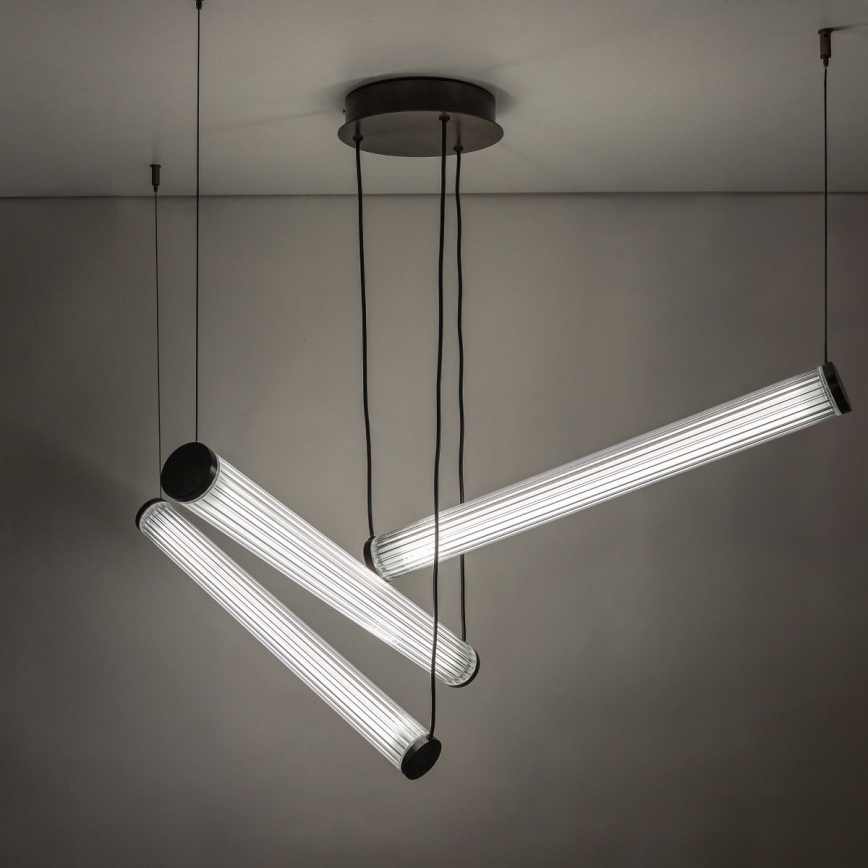 Zuma Line - LED-hämardatav rippvalgusti kaabliga LED/64W/230V 2700-6500K must + kaugjuhtimispult