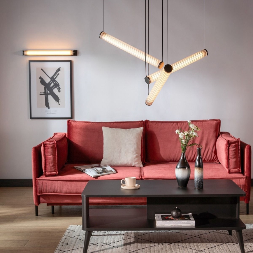 Zuma Line - LED-hämardatav rippvalgusti kaabliga LED/64W/230V 2700-6500K must + kaugjuhtimispult