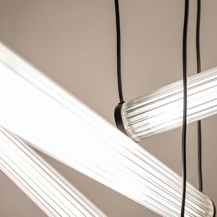 Zuma Line - LED-hämardatav rippvalgusti kaabliga LED/64W/230V 2700-6500K must + kaugjuhtimispult