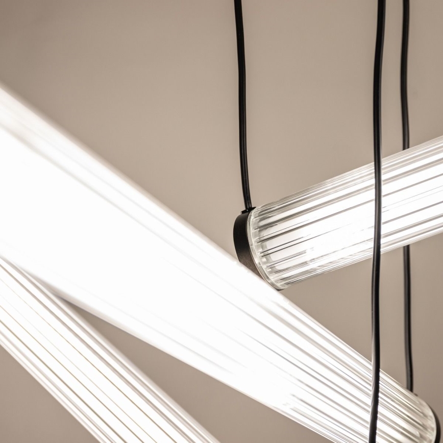 Zuma Line - LED-hämardatav rippvalgusti kaabliga LED/64W/230V 2700-6500K must + kaugjuhtimispult