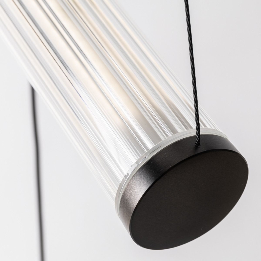 Zuma Line - LED-hämardatav rippvalgusti kaabliga LED/64W/230V 2700-6500K must + kaugjuhtimispult