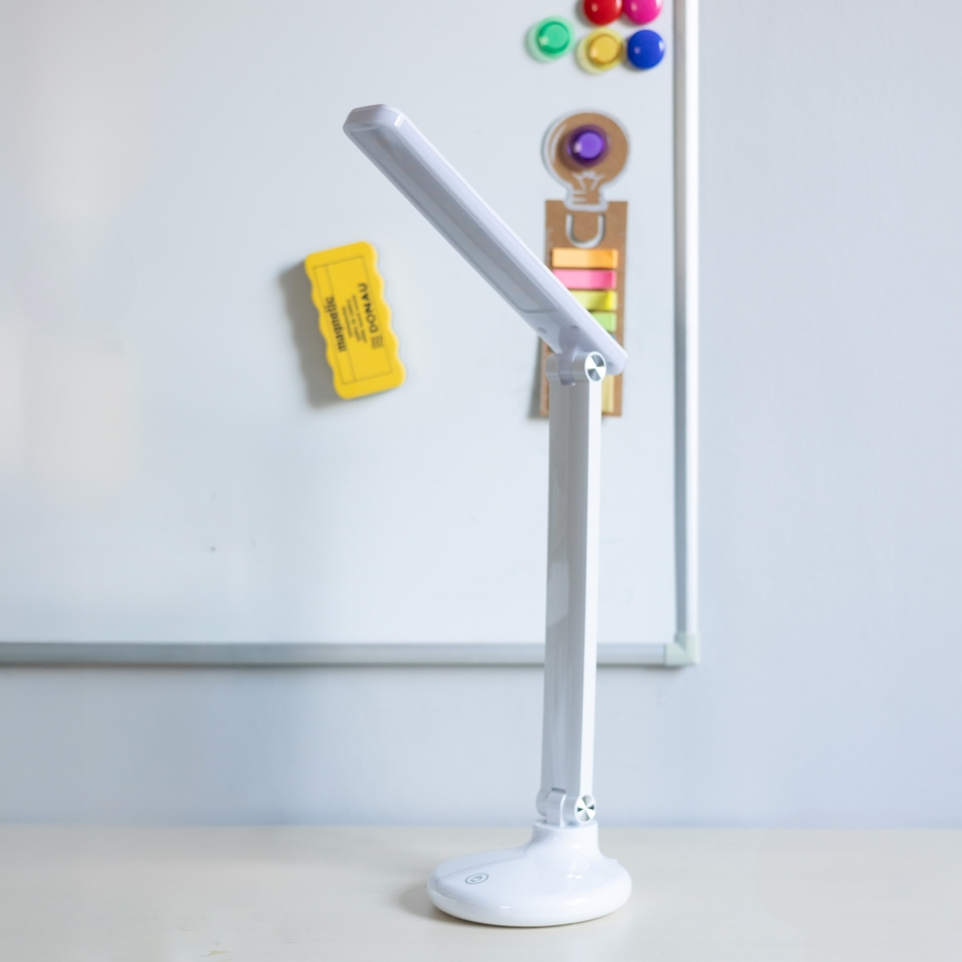 Zuma Line - LED Laetav laualamp LED/6W/1200 mAh 3000/4500/6000K CRI 90 valge