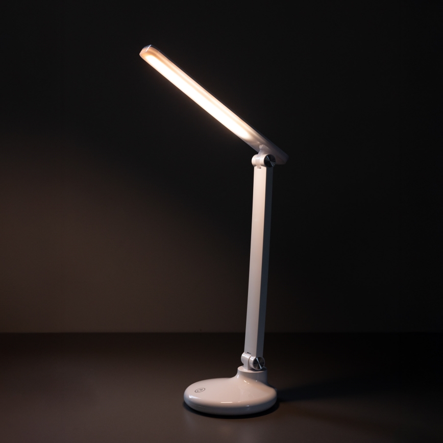 Zuma Line - LED Laetav laualamp LED/6W/1200 mAh 3000/4500/6000K CRI 90 valge