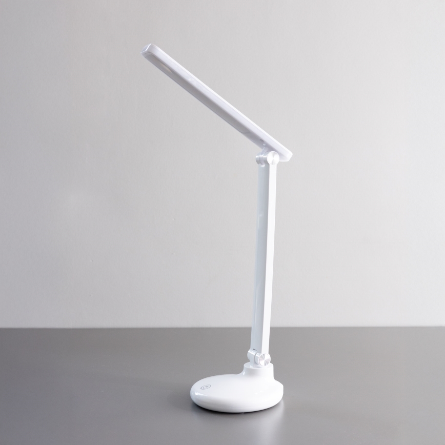 Zuma Line - LED Laetav laualamp LED/6W/1200 mAh 3000/4500/6000K CRI 90 valge