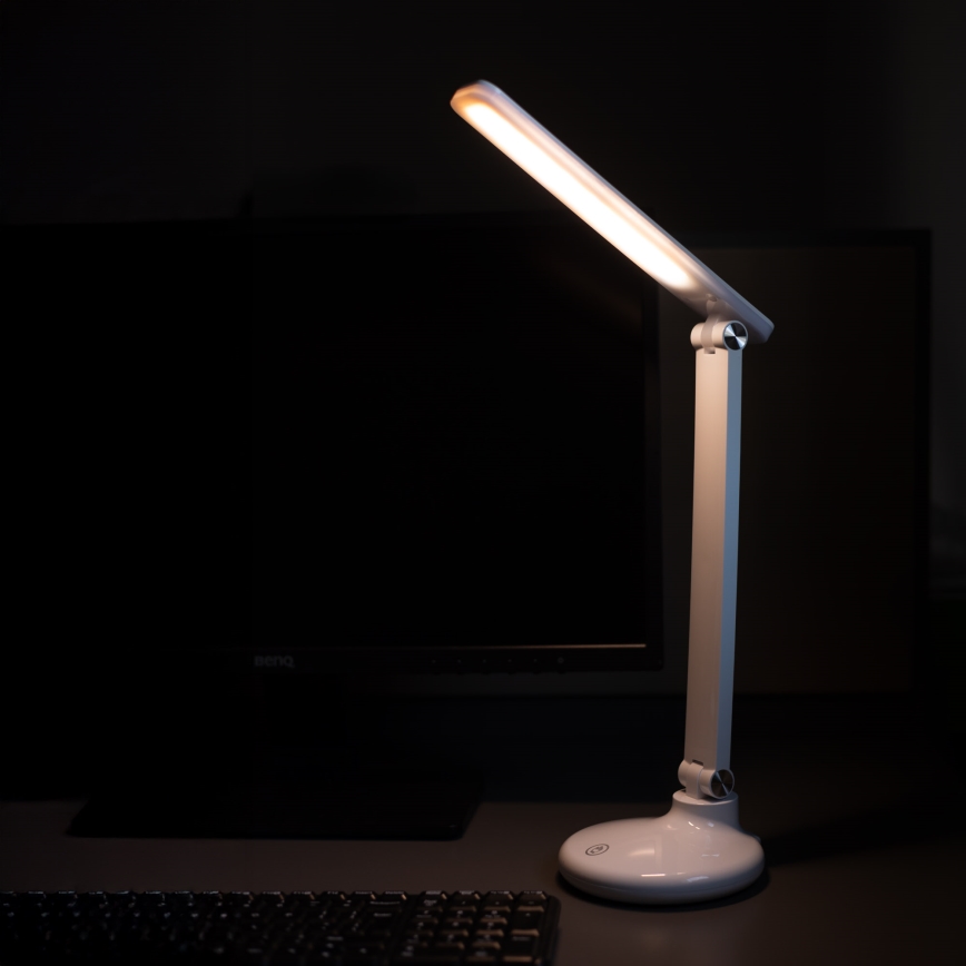 Zuma Line - LED Laetav laualamp LED/6W/1200 mAh 3000/4500/6000K CRI 90 valge