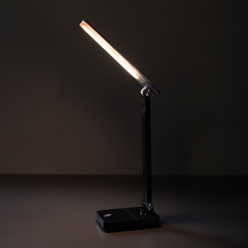 Zuma Line - LED Laetav laualamp LED/8W/1200 mAh 3000/4500/6000K CRI 90 must