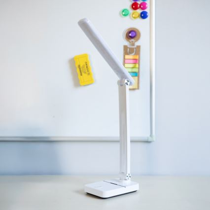 Zuma Line - LED Laetav laualamp LED/8W/1200 mAh 3000/4500/6000K CRI 90 valge