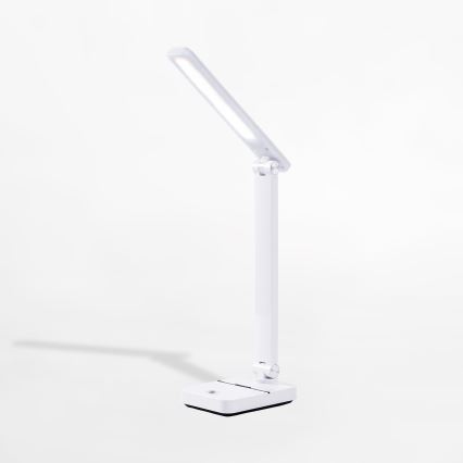 Zuma Line - LED Laetav laualamp LED/8W/1200 mAh 3000/4500/6000K CRI 90 valge