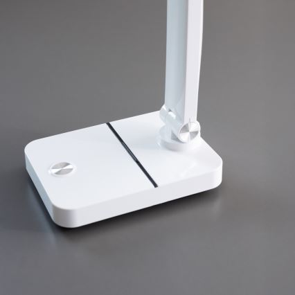 Zuma Line - LED Laetav laualamp LED/8W/1200 mAh 3000/4500/6000K CRI 90 valge