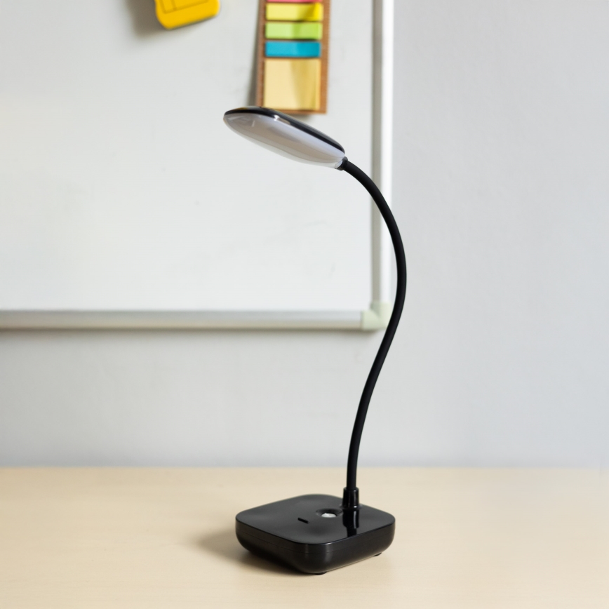 Zuma Line - LED Laetav laualamp LED/7W/1200 mAh 3000/4500/6000K must