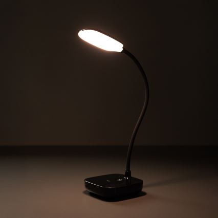 Zuma Line - LED Laetav laualamp LED/7W/1200 mAh 3000/4500/6000K must