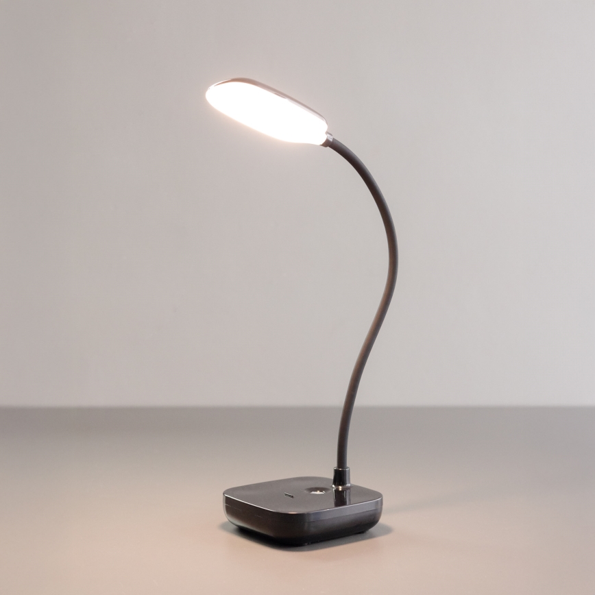 Zuma Line - LED Laetav laualamp LED/7W/1200 mAh 3000/4500/6000K must