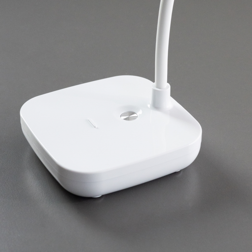 Zuma Line - LED Laetav laualamp LED/7W/1200 mAh 3000/4500/6000K CRI 90 valge