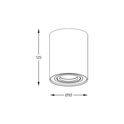 Zuma Line - LED RGBW hämardatav punktvalgusti 1xGU10/4,8W/230V valge + kaugjuhtimispult