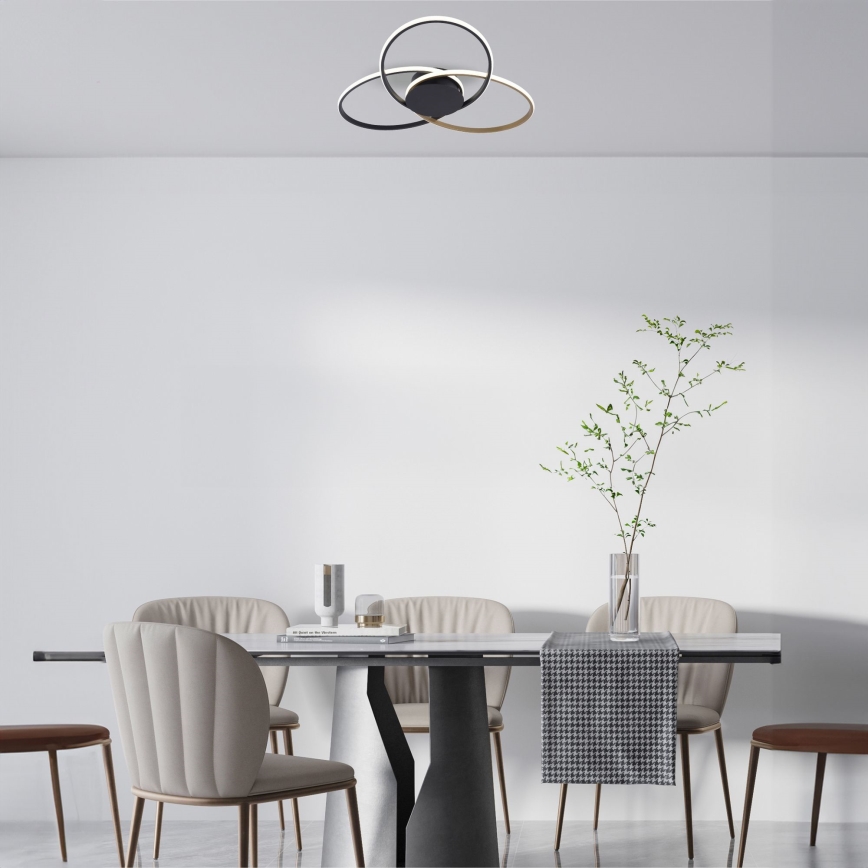 Zuma Line - LED Laevalgusti LED/60W/230V 3000/4000/6000K must/kuldne