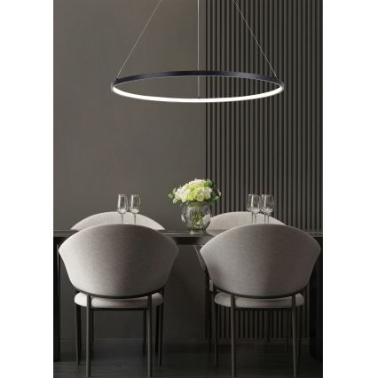 Zuma Line - LED-lühter riputuskaabliga LED/36W/230V 3000/4000/6000K läbimõõt 80 cm must