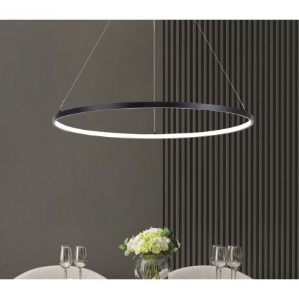 Zuma Line - LED-lühter riputuskaabliga LED/36W/230V 3000/4000/6000K läbimõõt 80 cm must