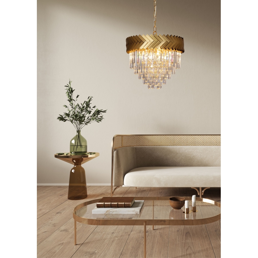 Zuma Line - Lühter 9xE14/40W/230V kuldne