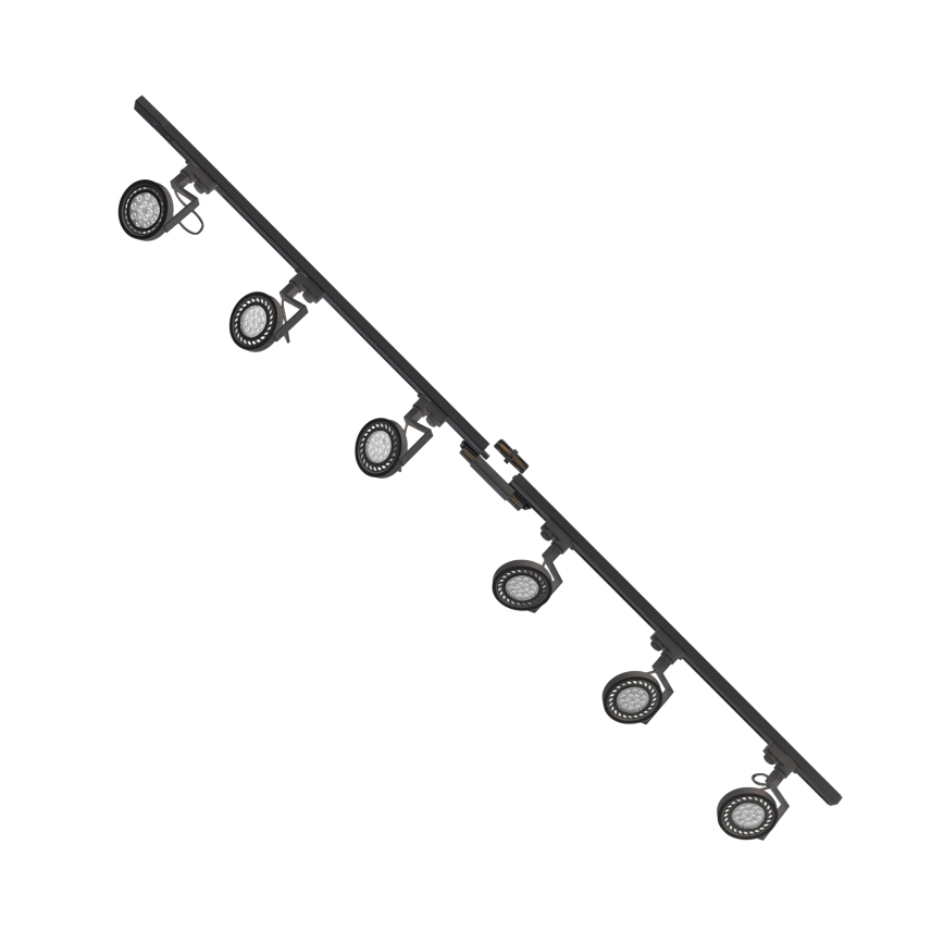 Zuma Line - Kohtvalgusti rööbassüsteemi 6xGU10/10W/230V must