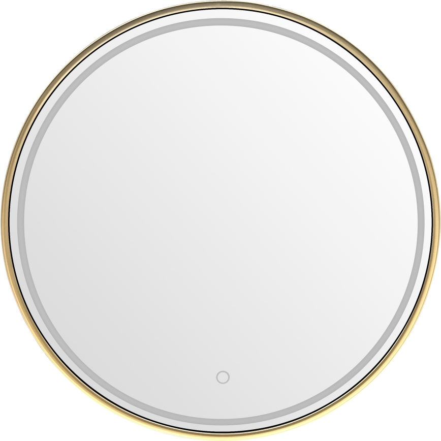 Zuma Line - vannitoa LED-seinapeegel taustvalgustusega LED/36W/230V 3000/4000/6000K läbimõõt 80 cm IP44 kuldne