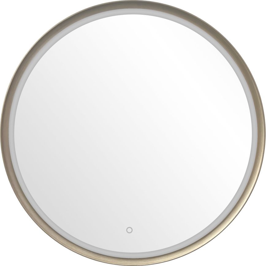 Zuma Line - LED-vannitoa seinale kinnitatav peegel taustvalgusega LED/36W/230V 3000/4000/6000K Ø 80 cm IP44 messing