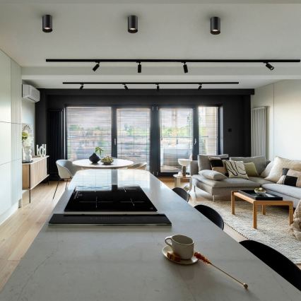 Zuma Line - LED RGBW hämardatav punktvalgusti 1xGU10/6W/230V must + kaugjuhtimispult