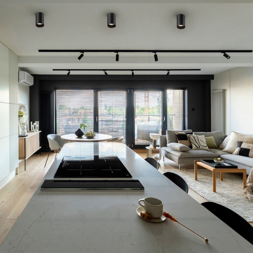 Zuma Line - LED RGBW hämardatav punktvalgusti 1xGU10/6W/230V must + kaugjuhtimispult