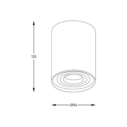 Zuma Line - LED RGBW hämardatav spotvalgusti 1xGU10/4,8W/230V kuldne + kaugjuhtimispult