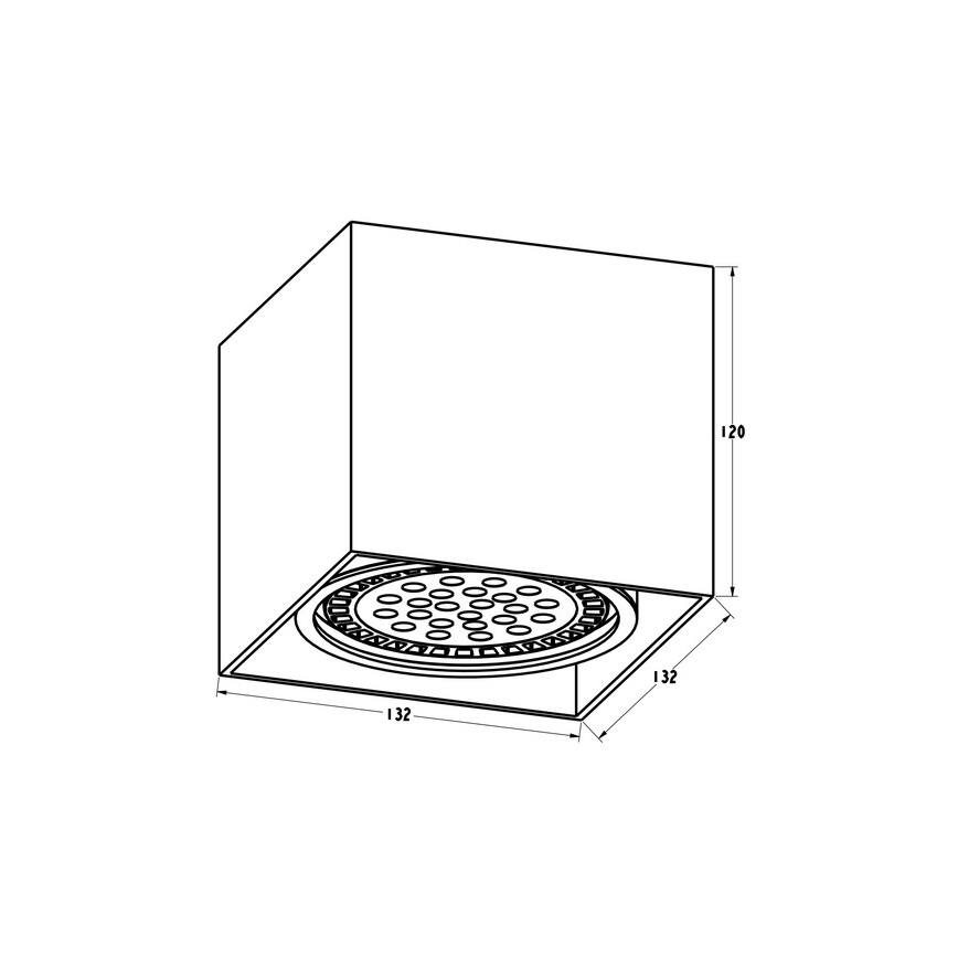 Zuma Line - Kohtvalgusti 1xGU10-ES111/15W/230V must