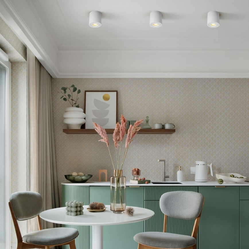 Zuma Line - LED RGBW hämardatav vannitoa punktvalgusti 1xGU10/6W/230V IP44 valge + kaugjuhtimispult