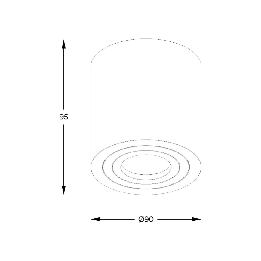 Zuma Line - LED RGBW hämardatav vannitoa suunavalgusti 1xGU10/4,8W/230V IP44 must + kaugjuhtimispult