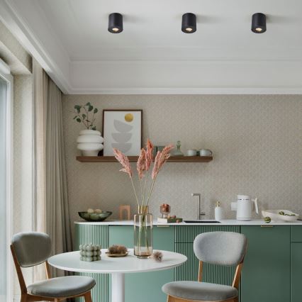 Zuma Line - LED RGBW hämardatav vannitoa suunavalgusti 1xGU10/6W/230V IP44 must + kaugjuhtimispult