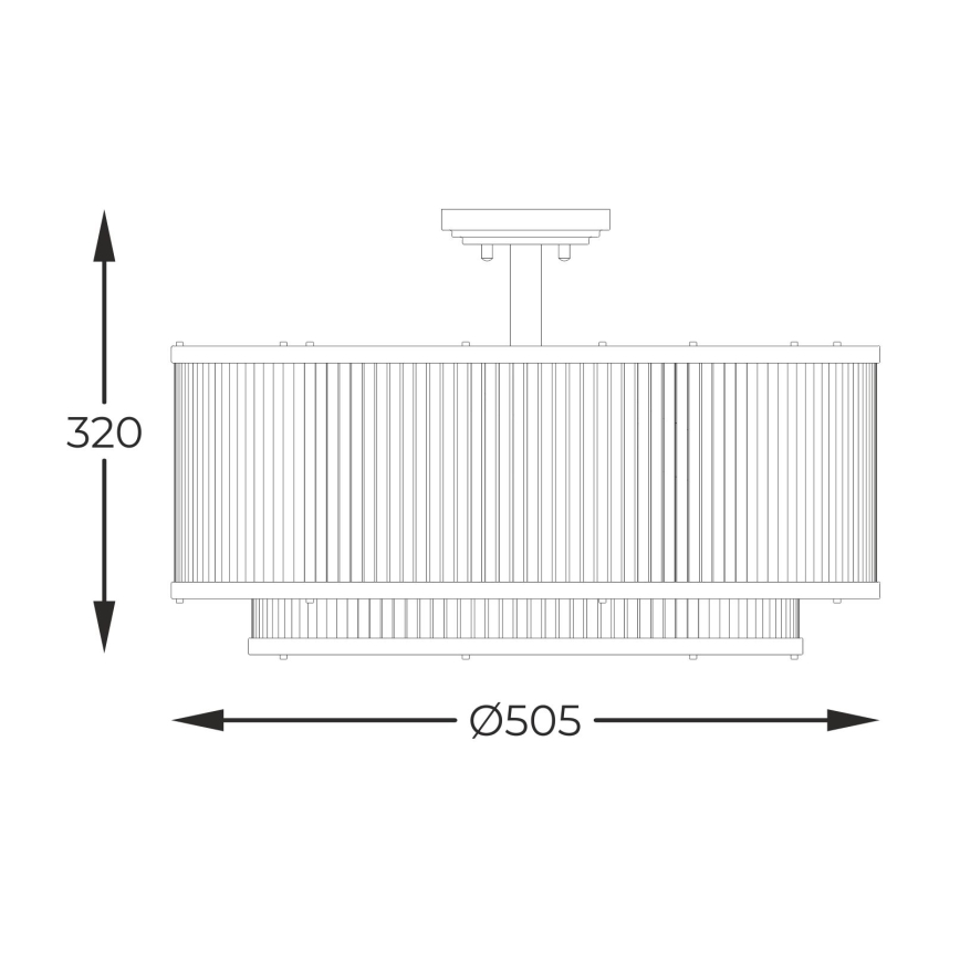 Zuma Line - Ripplühter 6xE14/60W/230V must