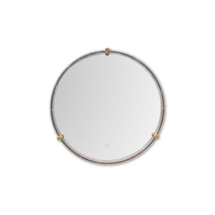 Zuma Line - LED Vannituba seinapeegel tagatulega LED/24W/230V 3000/4000/6000K d. 60 cm IP44 läbipaistev/kuldne