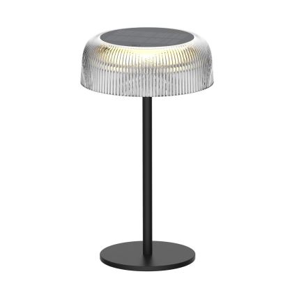 Zuma Line - LED Hämardatav päikesepaneeliga laetav laualamp LED/2,5W/2000 mAh IP44 must
