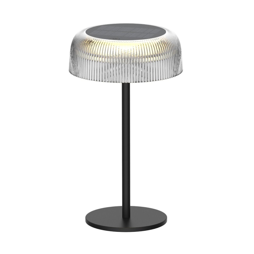 Zuma Line - LED Hämardatav päikesepaneeliga laetav laualamp LED/2,5W/2000 mAh IP44 must
