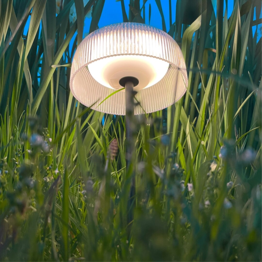 Zuma Line - LED Hämardatav päikesepaneeliga laetav laualamp LED/2,5W/2000 mAh IP44 must