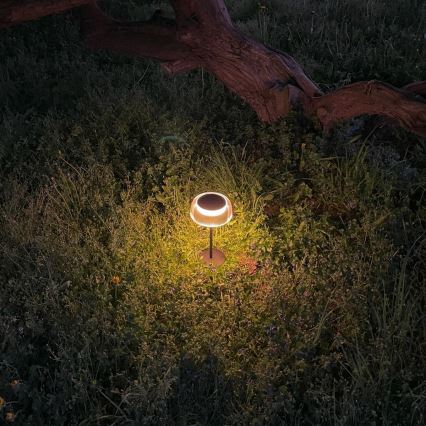 Zuma Line - LED Hämardatav päikesepaneeliga laetav laualamp LED/2,5W/2000 mAh IP44 must