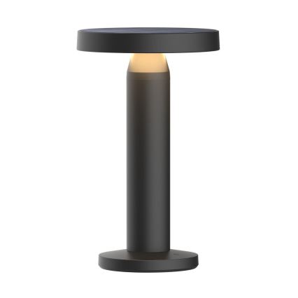 Zuma Line - LED Hämardatav päikesepaneeliga laetav laualamp LED/2W/2000 mAh IP44 must