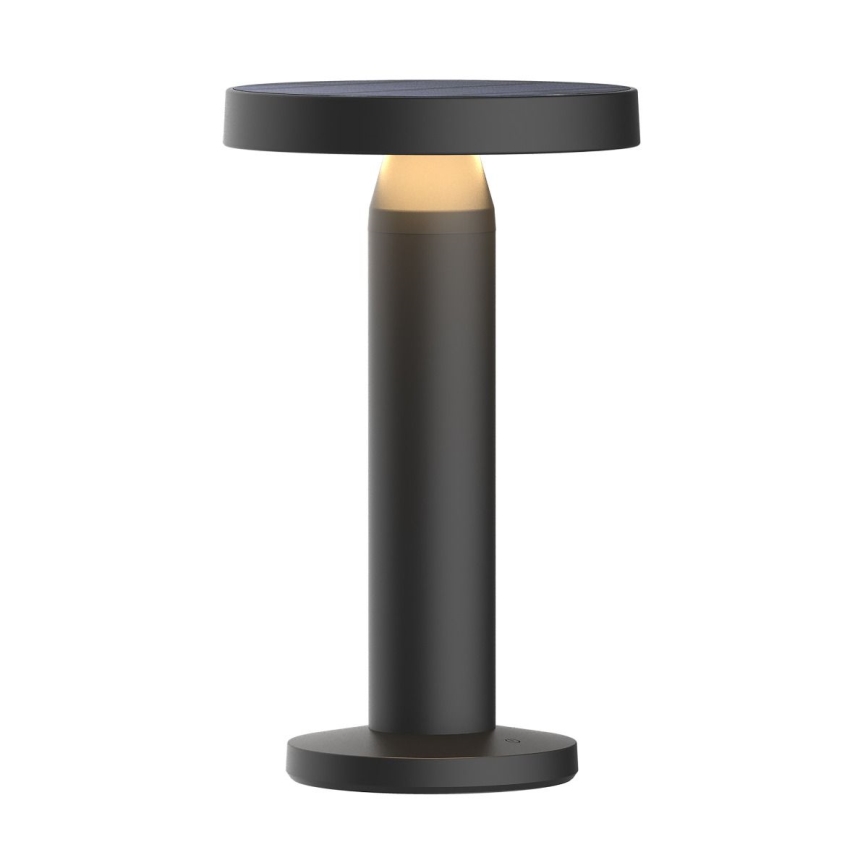 Zuma Line - LED Hämardatav päikesepaneeliga laetav laualamp LED/2W/2000 mAh IP44 must