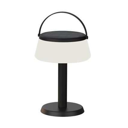 Zuma Line - LED Hämardatav päikesepaneeliga laetav laualamp LED/2,2W/2000 mAh IP44 must