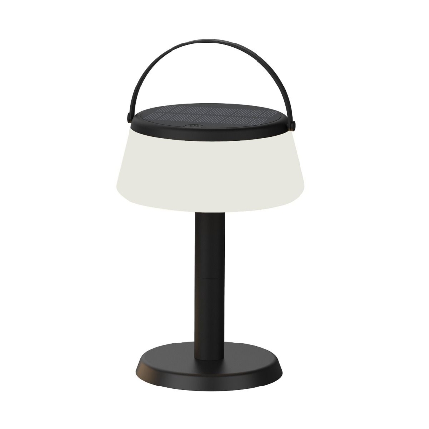 Zuma Line - LED Hämardatav päikesepaneeliga laetav laualamp LED/2,2W/2000 mAh IP44 must