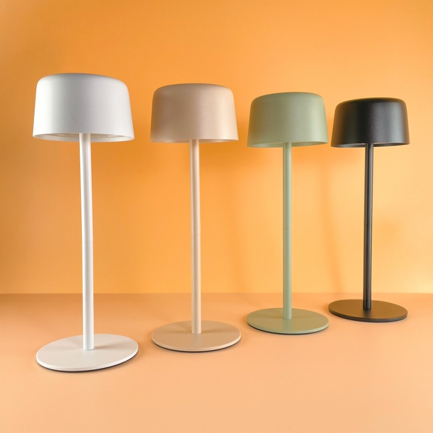 Zuma Line - LED Hämardatav laetav laualamp LED/2W/1200 mAh IP44 must
