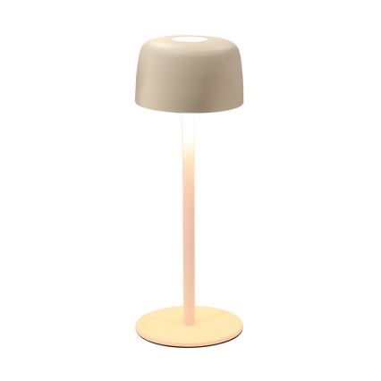 Zuma Line - LED Hämardatav laetav laualamp LED/2W/1200 mAh IP44 kreemikas
