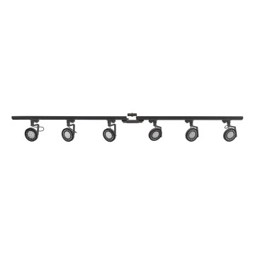 Zuma Line - Kohtvalgusti rööbassüsteemi 6xGU10/10W/230V must