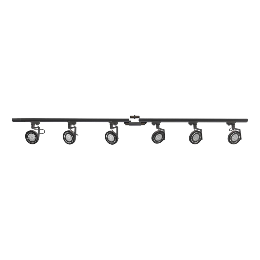 Zuma Line - Kohtvalgusti rööbassüsteemi 6xGU10/10W/230V must