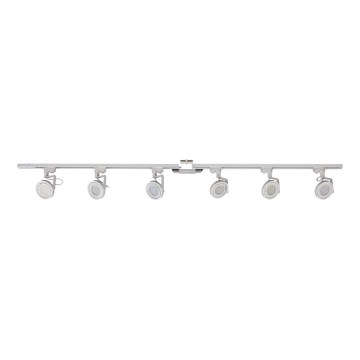 Zuma Line - Kohtvalgusti rööbassüsteemi 6xGU10/10W/230V valge