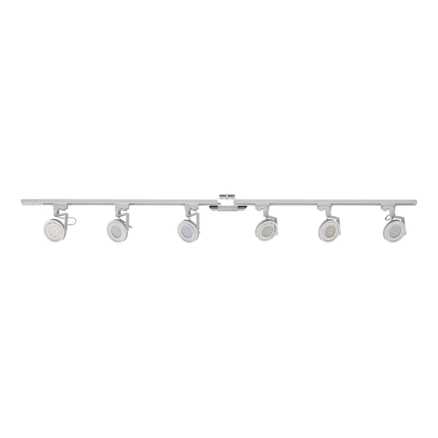 Zuma Line - Kohtvalgusti rööbassüsteemi 6xGU10/10W/230V valge