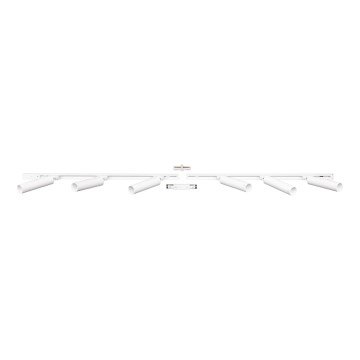Zuma Line - Kohtvalgusti rööbassüsteemi 6xGU10/35W/230V valge