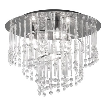 Zuma Line - Laelamp 4xG9/25W/230V, Ø 35 cm, läikiv kroom/läbipaistev